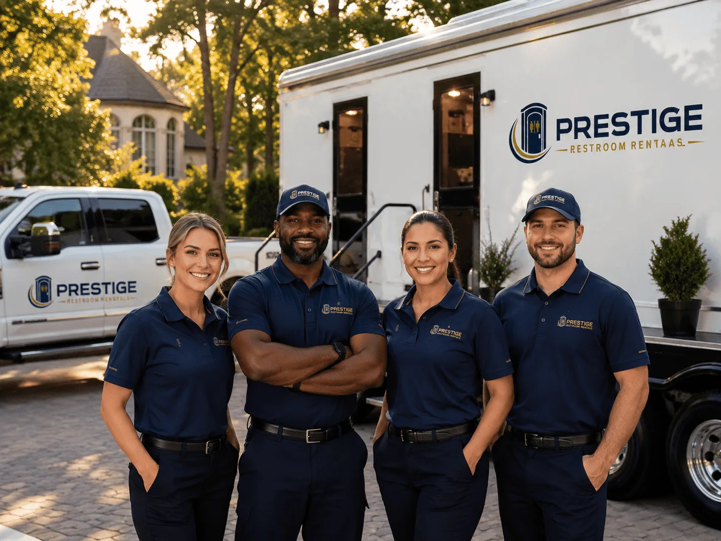 Trusted Luxury Portable Restrooms company in Ovett, MS